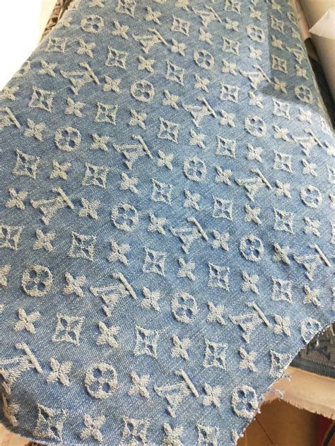 louis vuitton sewing fabric|Louis Vuitton denim fabric.